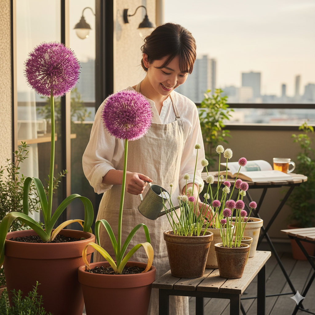 アリウム鉢植えで楽しむ場合のコツ