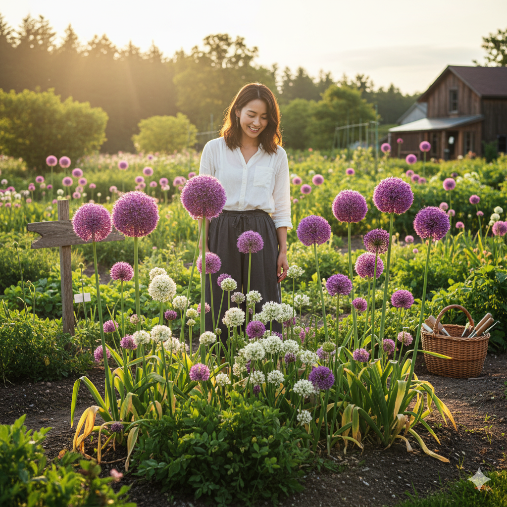 アリウム球根の植え方まとめ