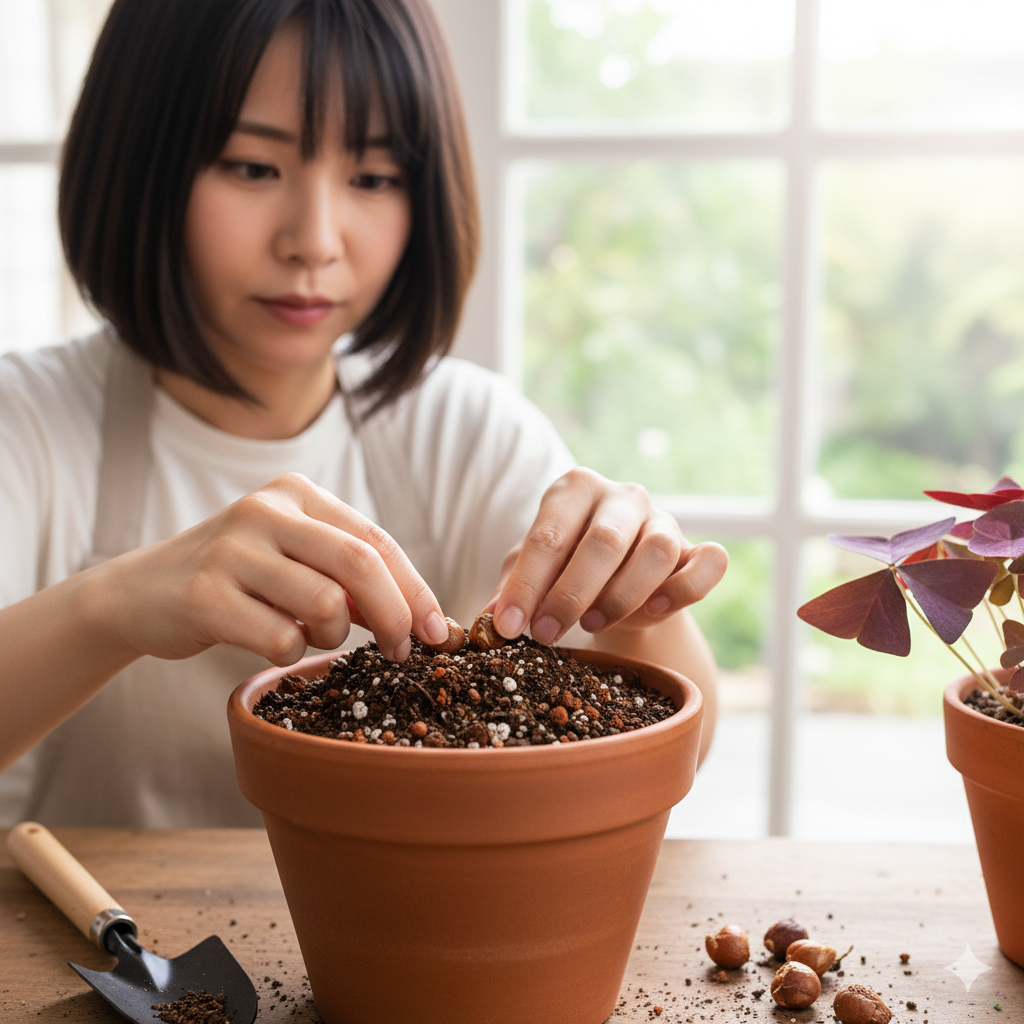 オキザリス-紫の舞6