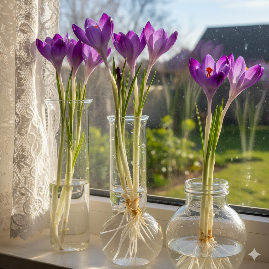 クロッカス 育て方 水栽培1