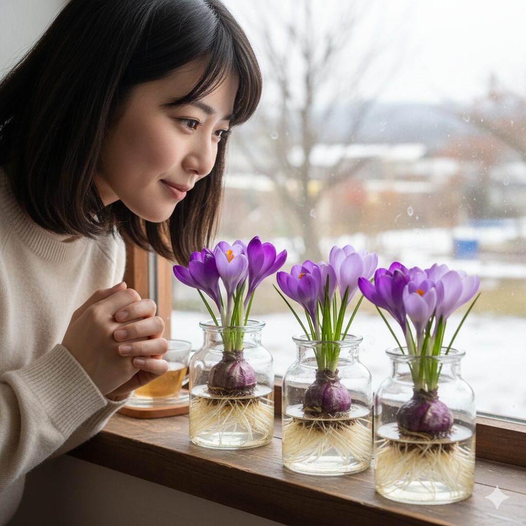 クロッカス 育て方 水栽培7