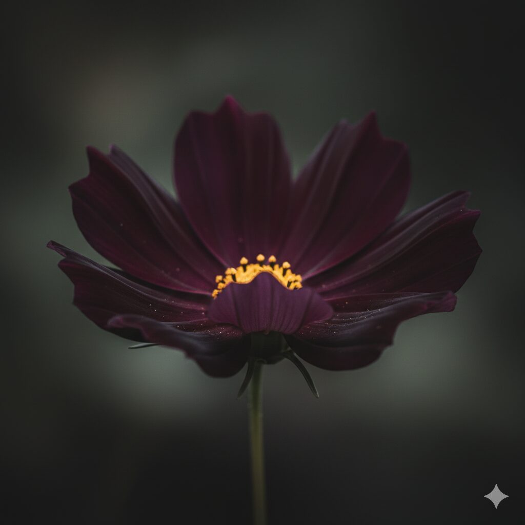 コスモス 花言葉 本数 「恋の終わり」や「移り変わらぬ気持ち」の花言葉を持つ、深い黒紫色が特徴的なチョコレートコスモス