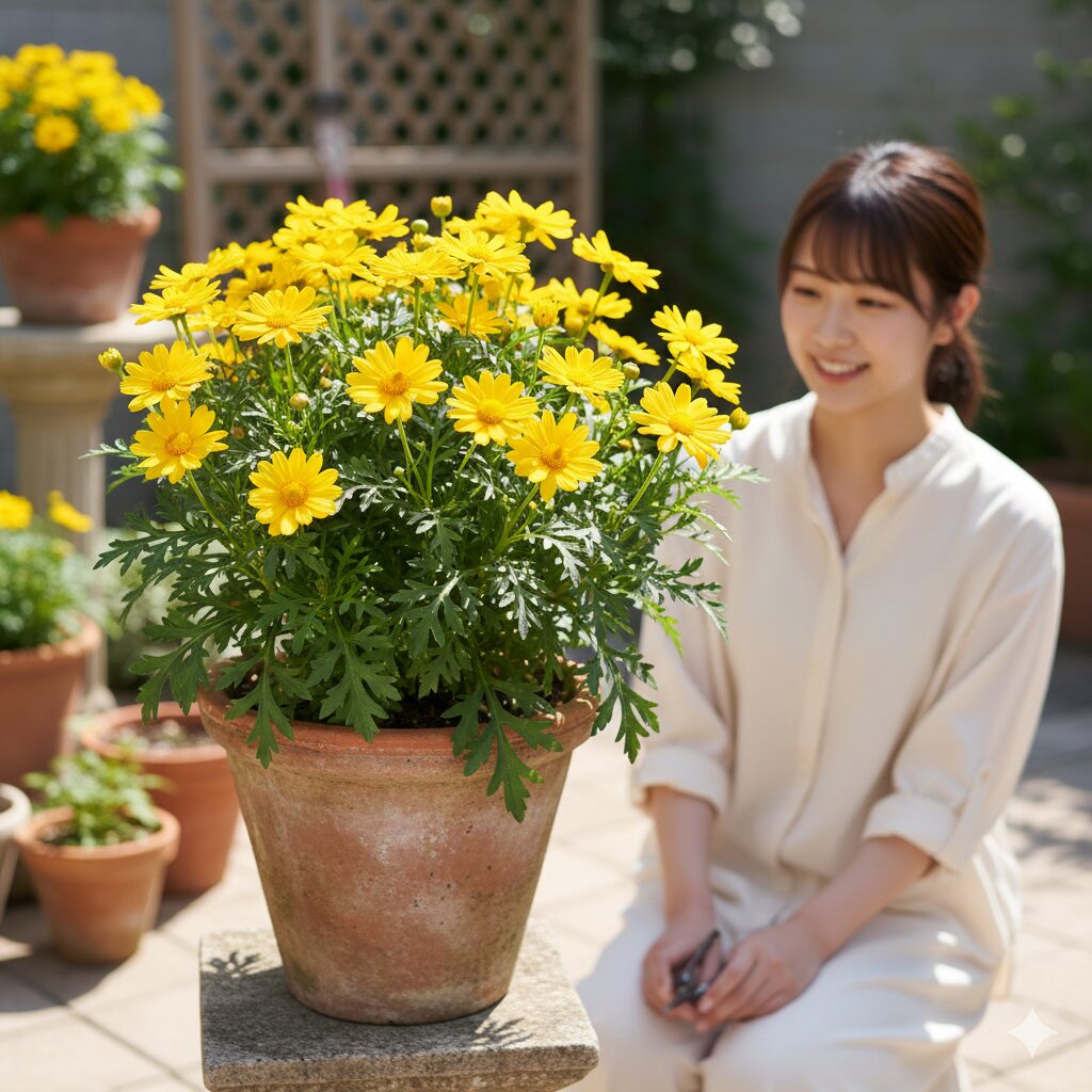 コスモス 花言葉 本数 ペットに有毒なマーガレットコスモス(ユリオプス属)。一般的なコスモスとは異なる黄色い花と葉の形状