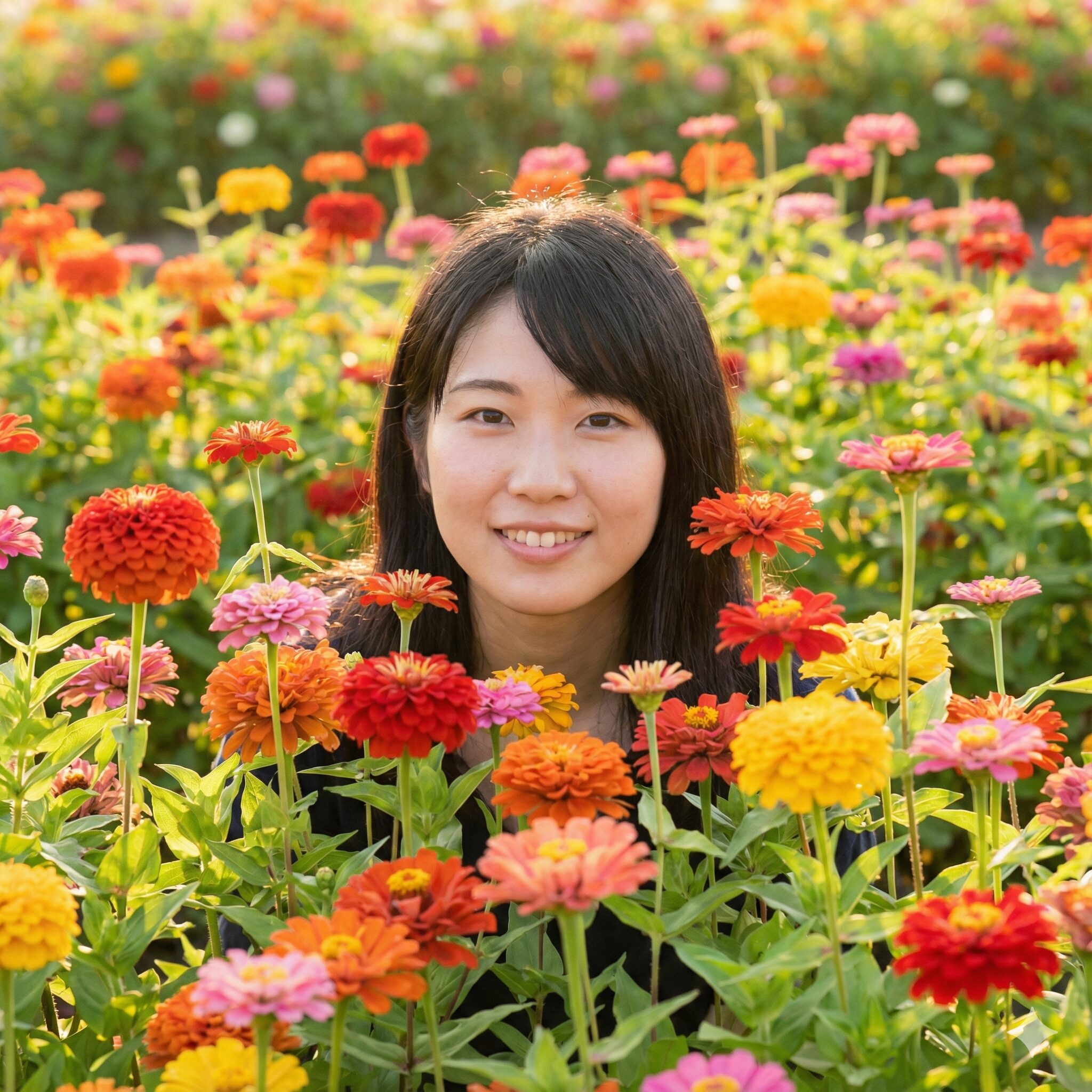 ジニア 育てかた　夏の花壇で色鮮やかに咲き誇る多様なジニアの花々