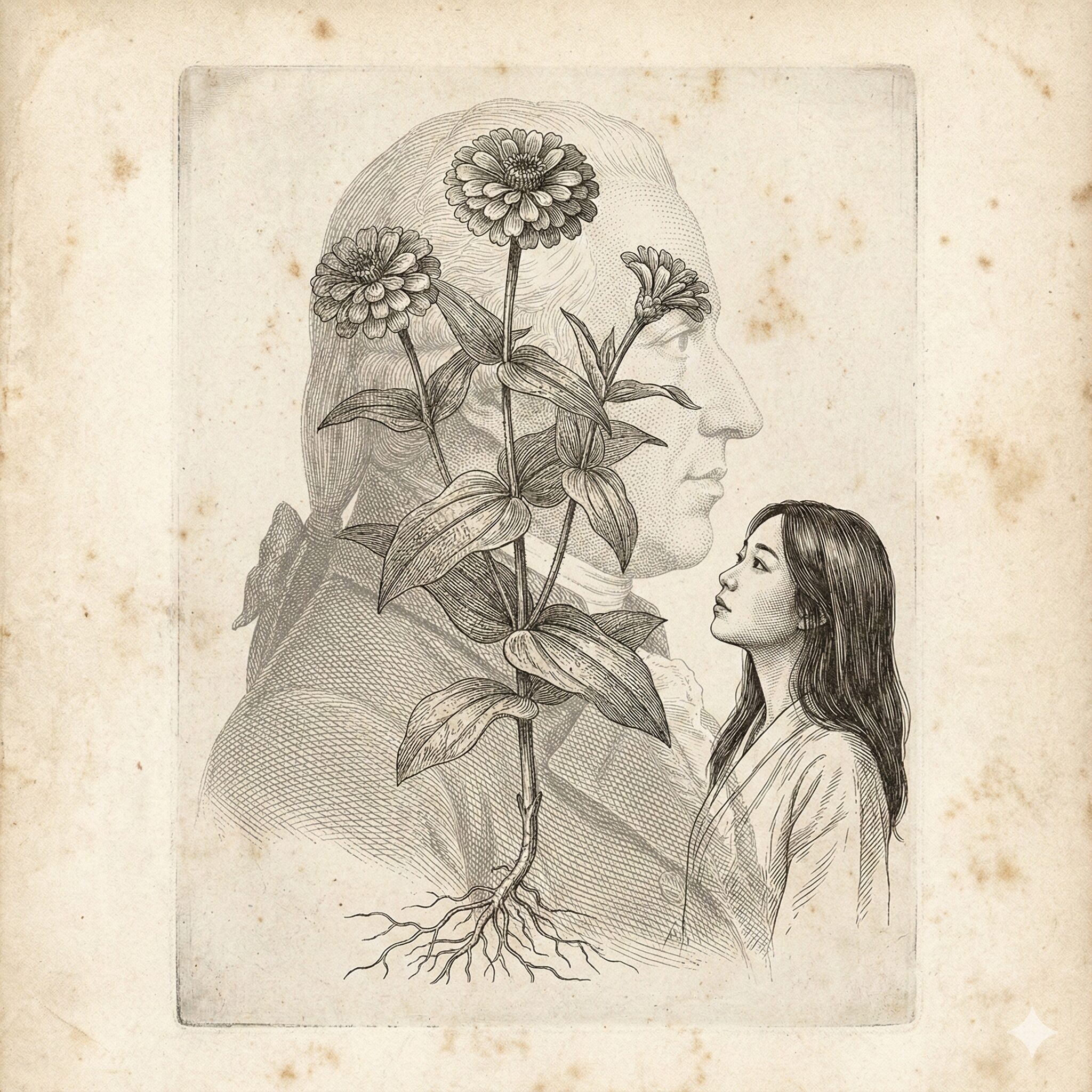 ジニア 花言葉 怖い 18世紀の植物学者ヨハン・ゴットフリート・ジンの名前に由来するジニア・エレガンスの古典的な植物画