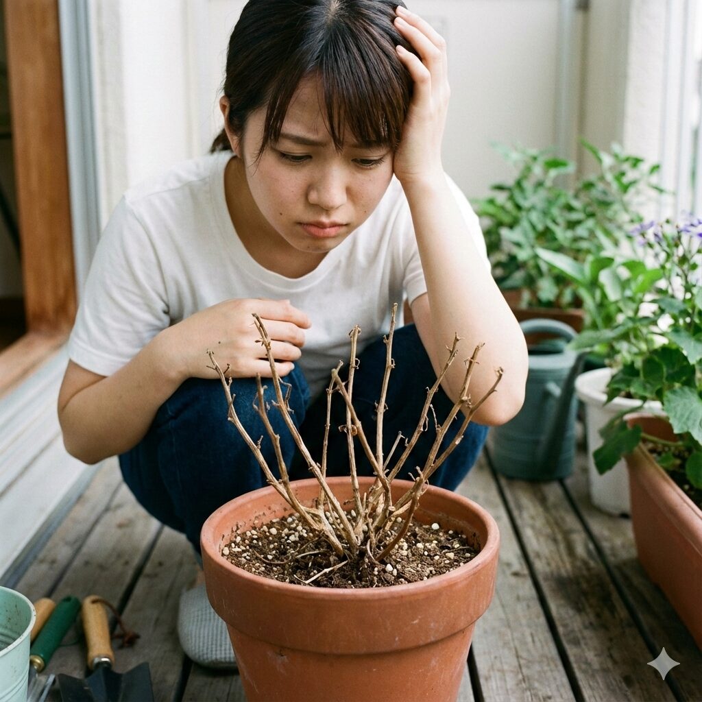 セネッティ 切り戻し 失敗 丸坊主 葉がない状態