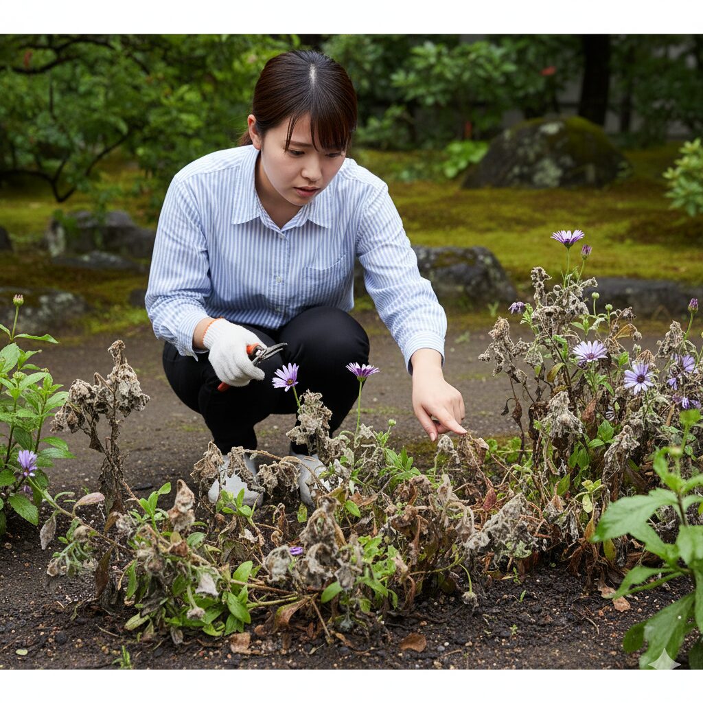 セネッティ 地植えの灰色かび病（ボトリチス病）の脅威