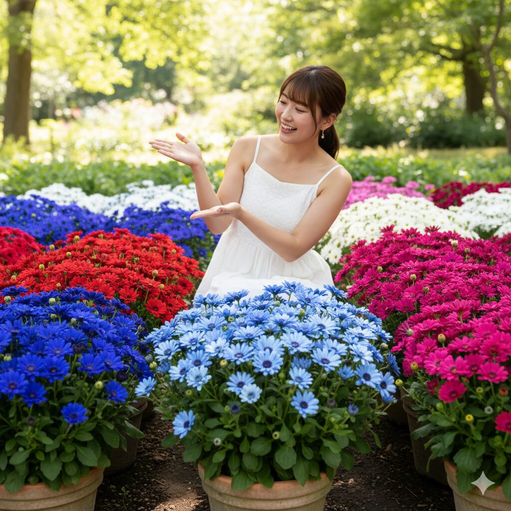 セネッティの色別種類一覧（ロイヤルブルー、レッド、バイカラー、マゼンタ）