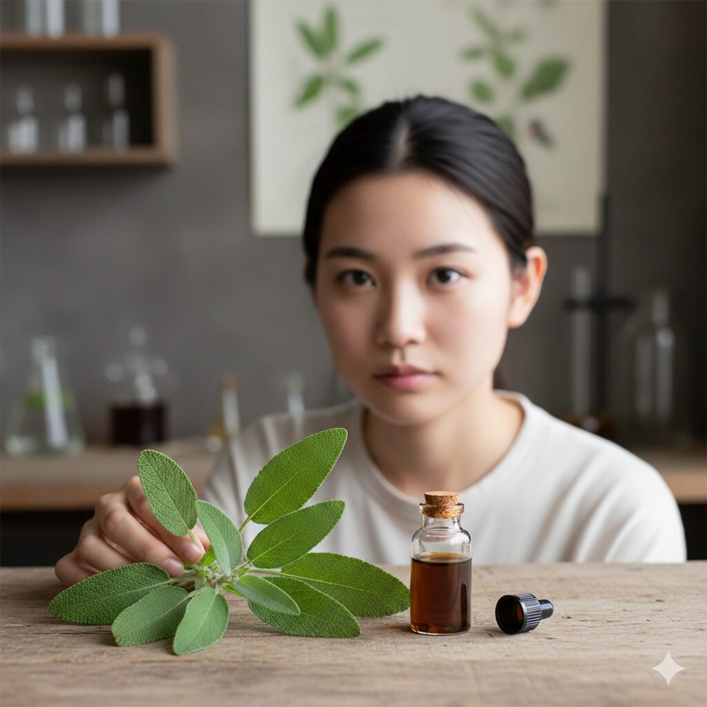 チェリーセージ毒性 生の植物と高濃度に凝縮されたチェリーセージ精油の比較。精油利用によるリスクの分離