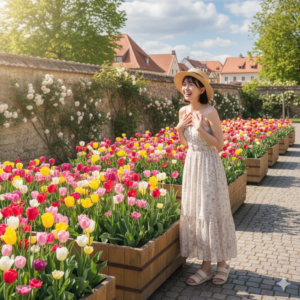 チューリップ プランター 植え方