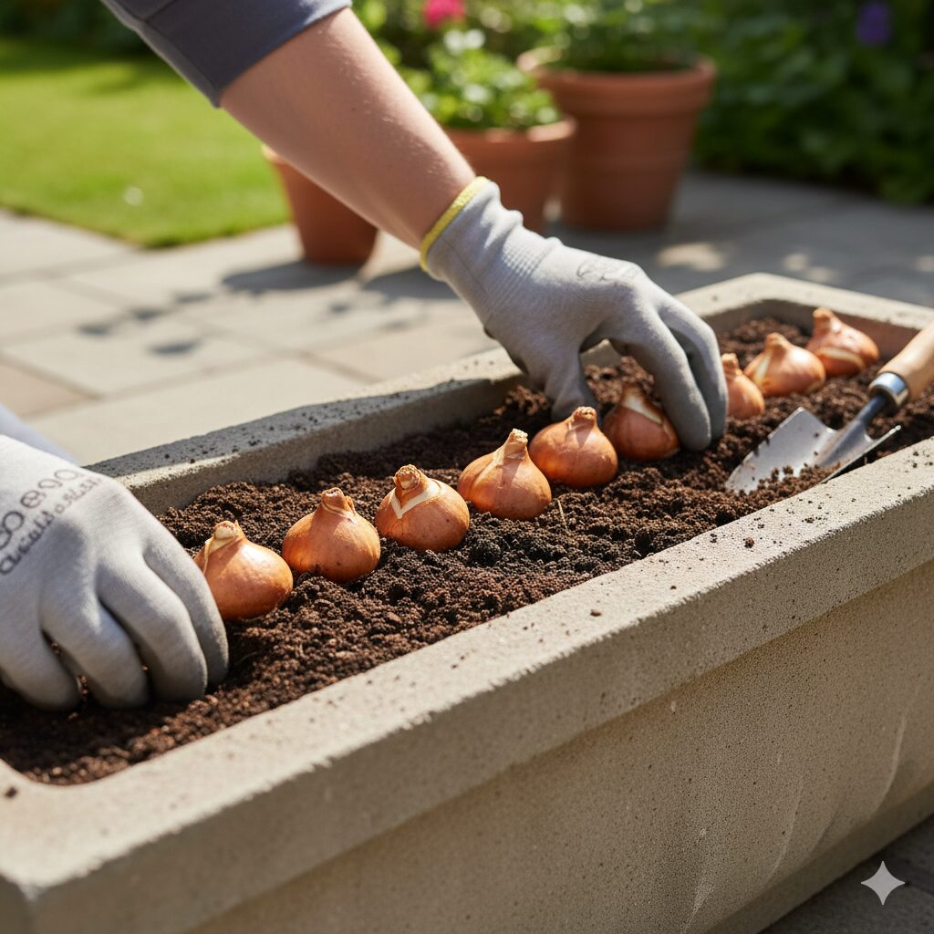 チューリップ 植え方 向き