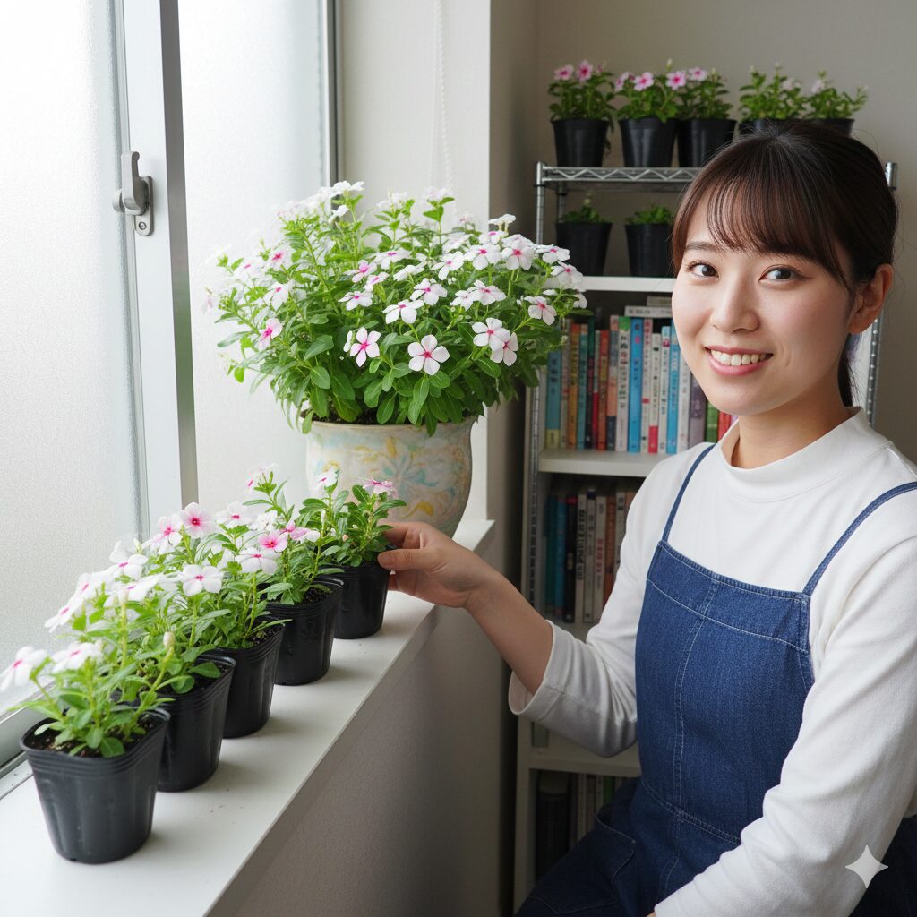 フェアリースター 冬越し　親株の代わりに省スペースで冬越し可能なフェアリースターの挿し木苗（バックアップ苗）