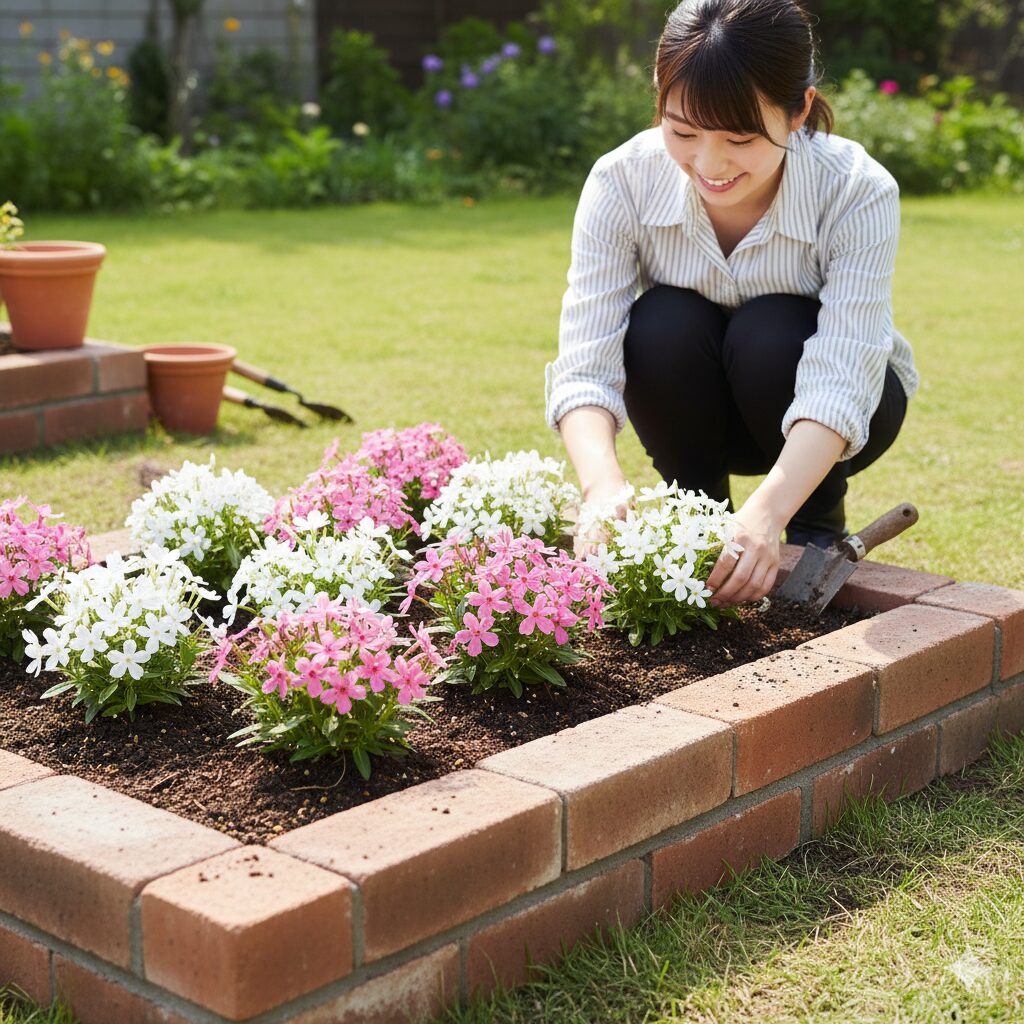 フェアリースター 地植え　豪雨時の根腐れを回避するフェアリースターの高畝（レイズドベッド）栽培