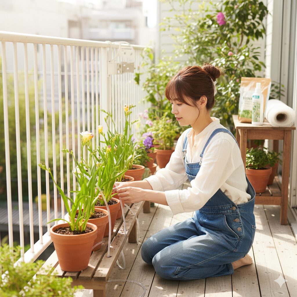 フリージアの病害発生を最小限にするための初期環境対策