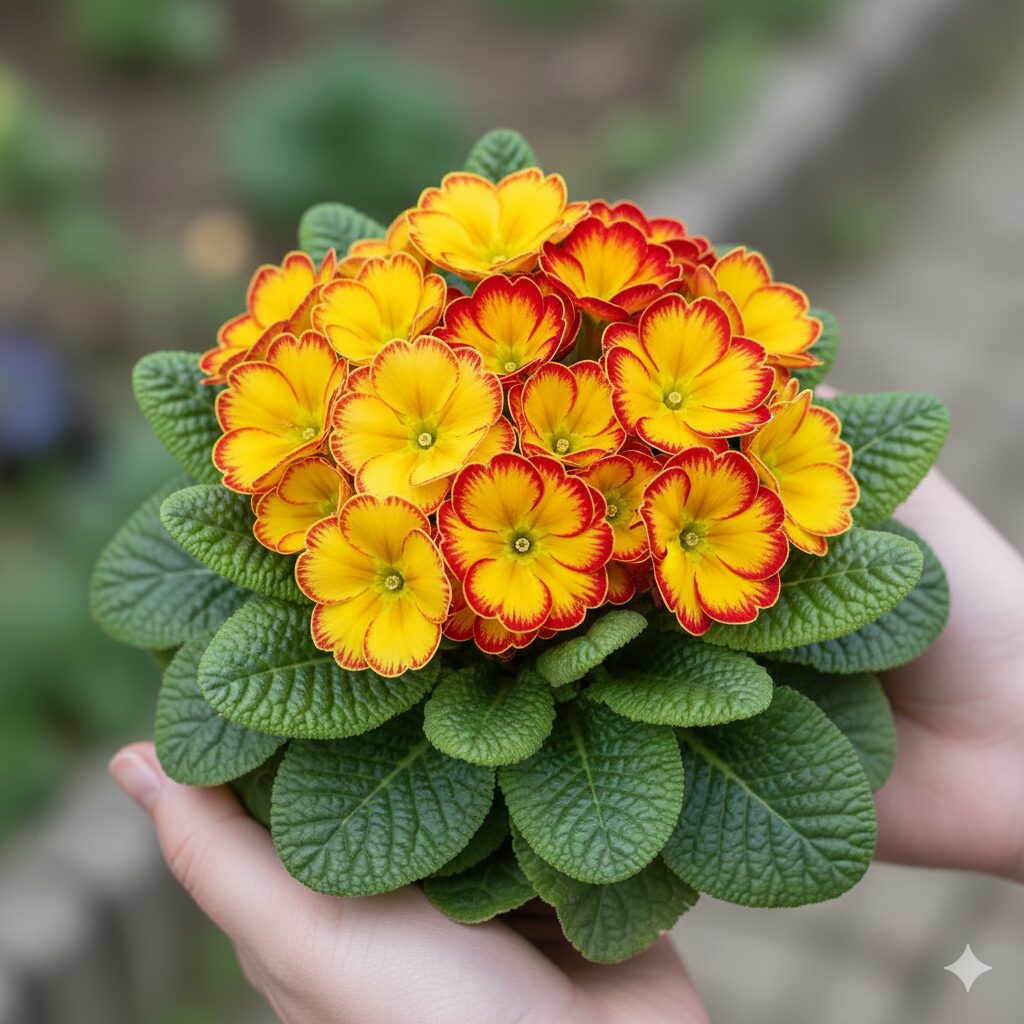 プリムラ 育て 方 鉢植え　コンパクトで花色が豊富なプリムラ・ジュリアンの特徴