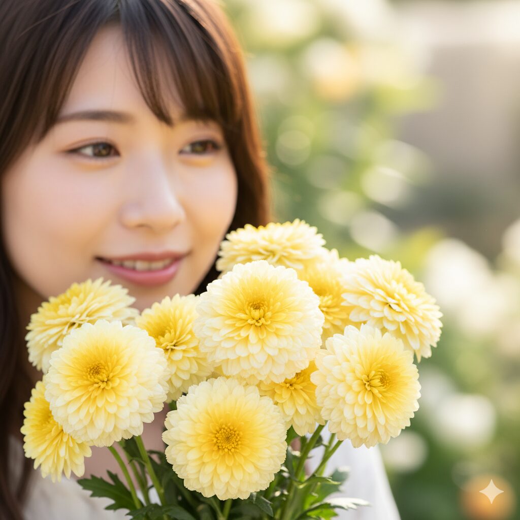 優しいパステルカラーが特徴のボンザマーガレット レモンイエローの花