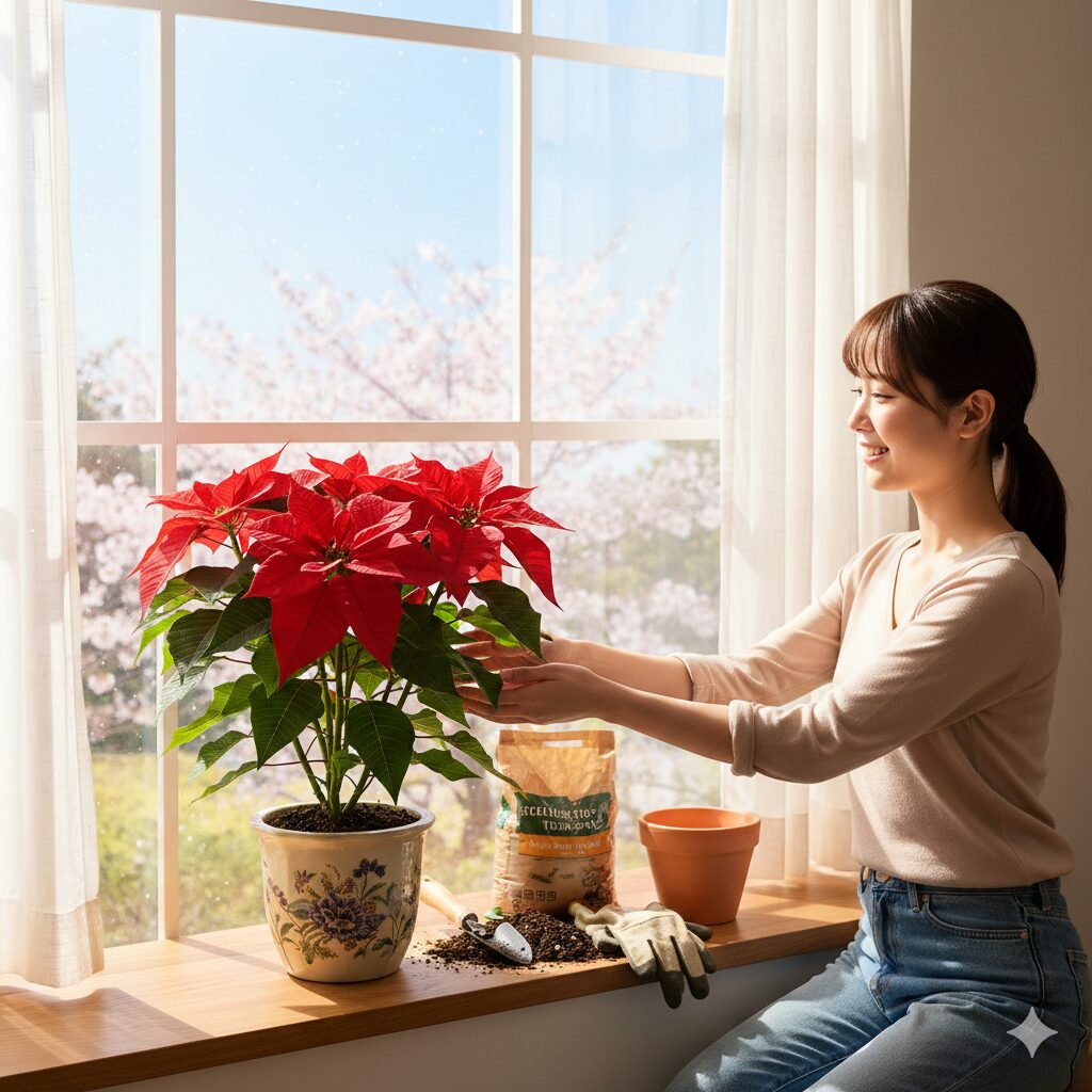 ポインセチア 植え替え時期