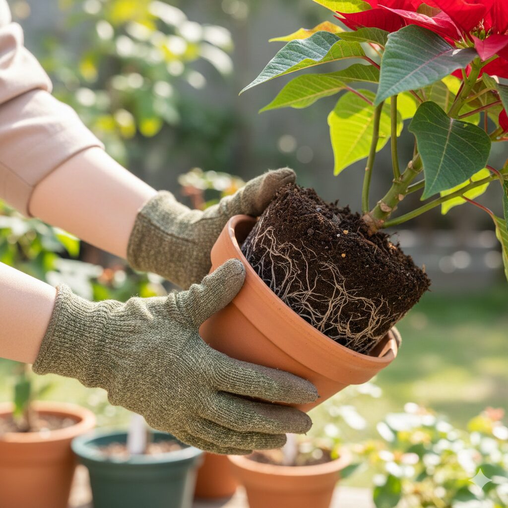 ポインセチア 植え替え時期