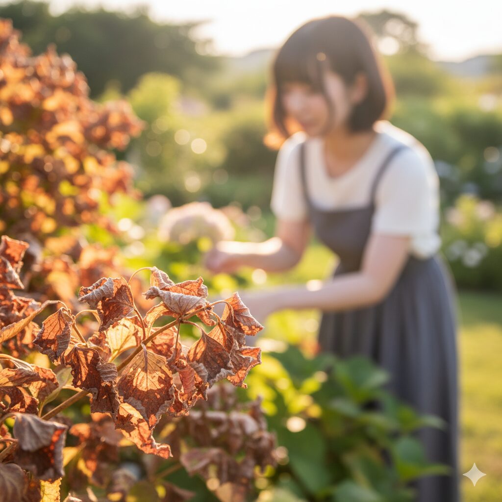 根腐れを防ぐラグランジア地植えのための「団粒構造」と、水はけが悪い「単粒構造」の土壌断面比較図