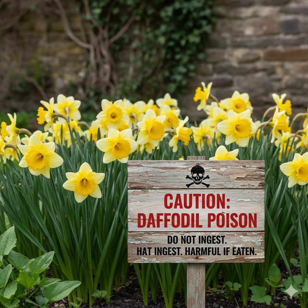 水仙の毒に注意
