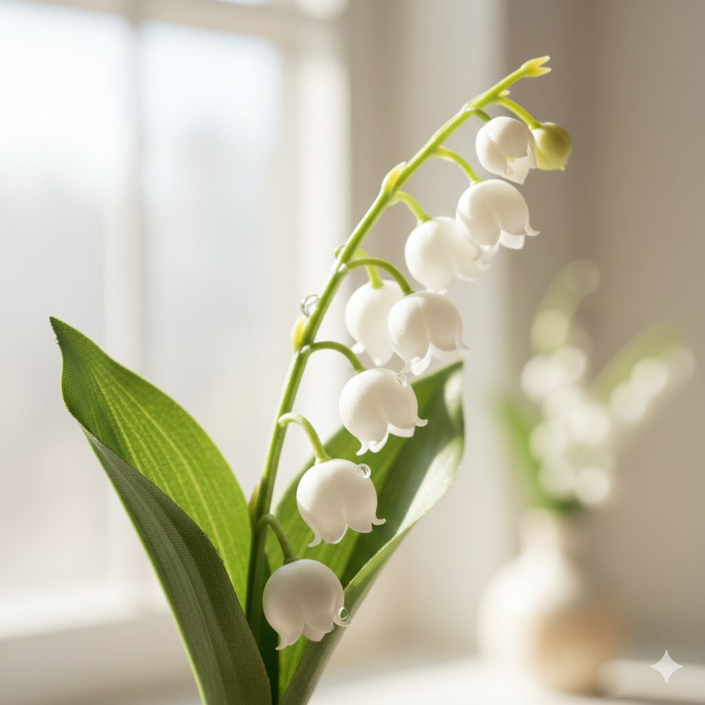 すずらん 花言葉 結婚8　生花のようにリアルなスズランのアーティフィシャルフラワー（高級造花）