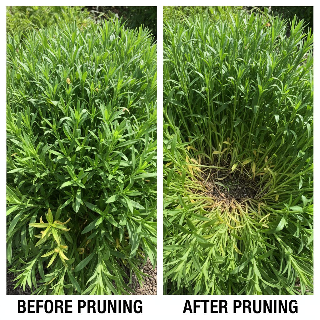 なでしこ 花が終わったら3　ナデシコの花がら摘み（デッドヘッディング）の作業風景。指でしおれた花首をつまみ、種ができる前に取り除いている様子。