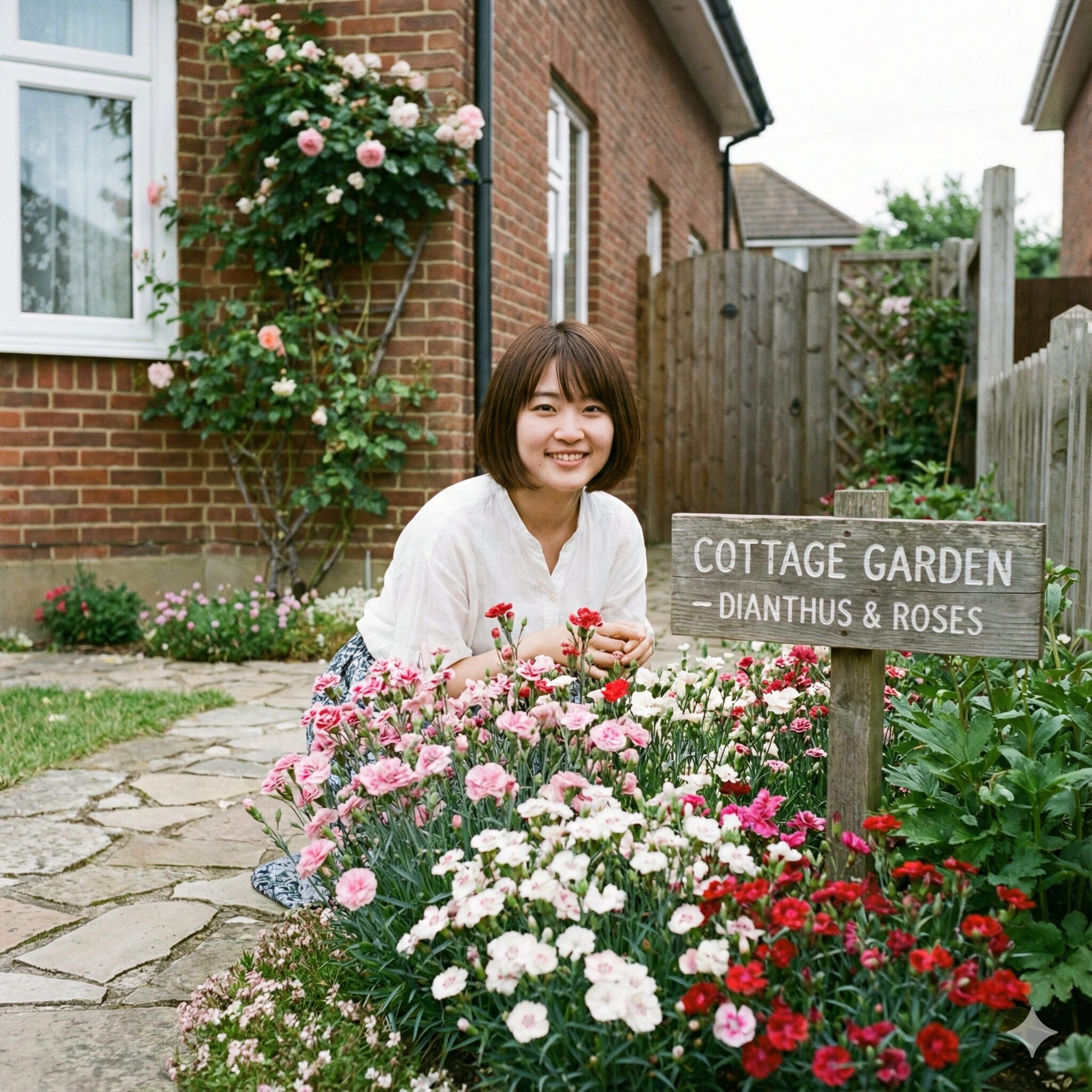 なでしこ 開花時期0　開花には日光が不可欠：日当たりの良い屋外で元気に育つなでしこ