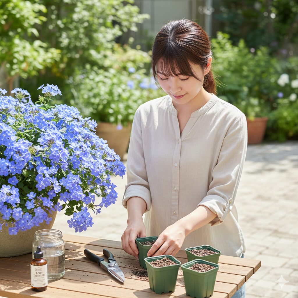 アズーロコンパクト 増やし方　アズーロコンパクトの増やし方の基本手順：挿し芽に必要な清潔な道具と準備