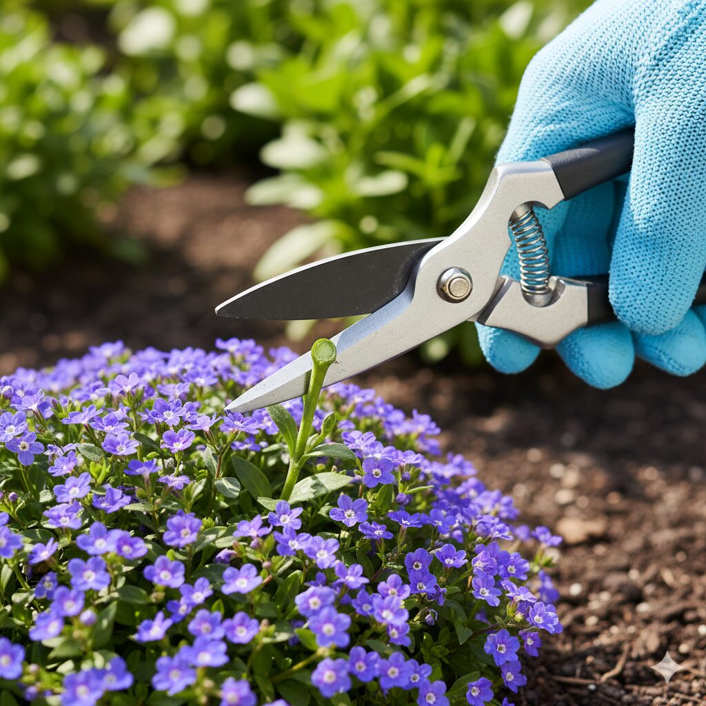 アズーロコンパクト 枯れる8　アズーロコンパクトの復活を目的とした節の上での切り戻し剪定作業