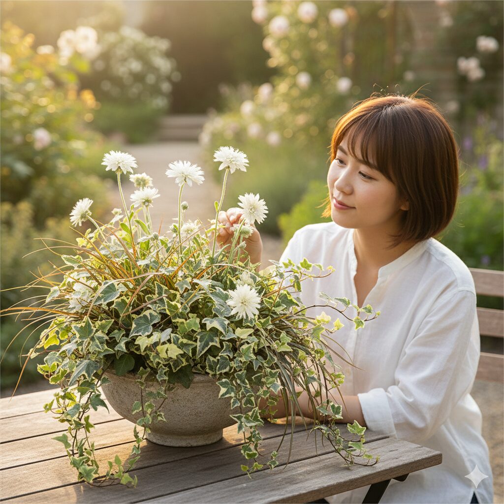 フランネルフラワー 寄せ植え 相性12