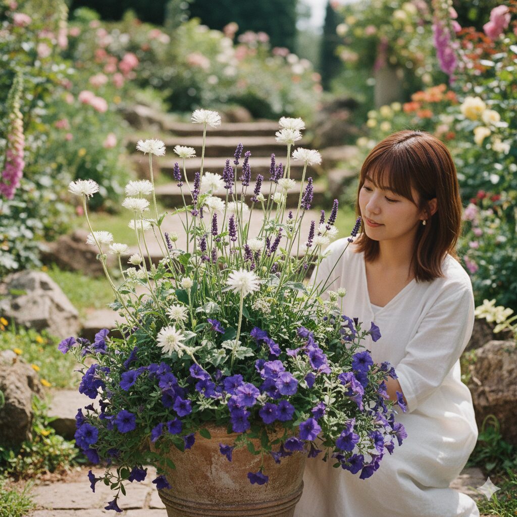 フランネルフラワー 寄せ植え 相性13