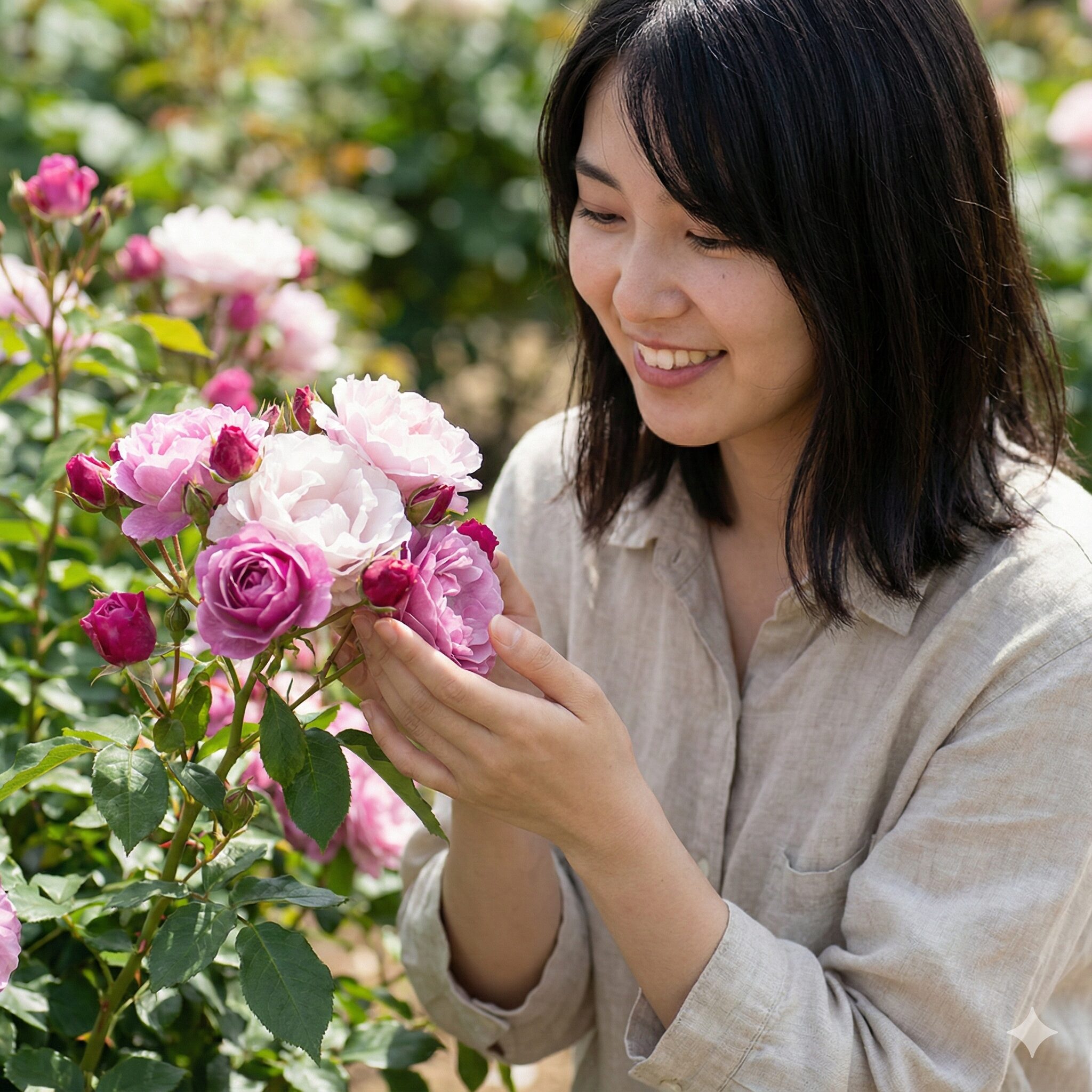 マックスマム 多年草3　花色が変化する最新品種マックスマム・ミステリーピンクのグラデーション