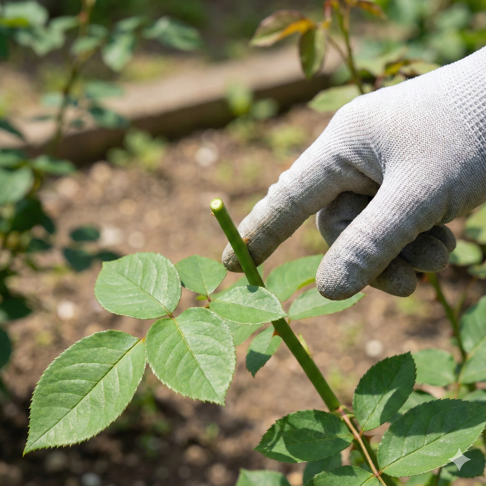 マックスマム 枯れた9　切り戻し後に緑色の葉をしっかり残したマックスマムの正しい剪定方法