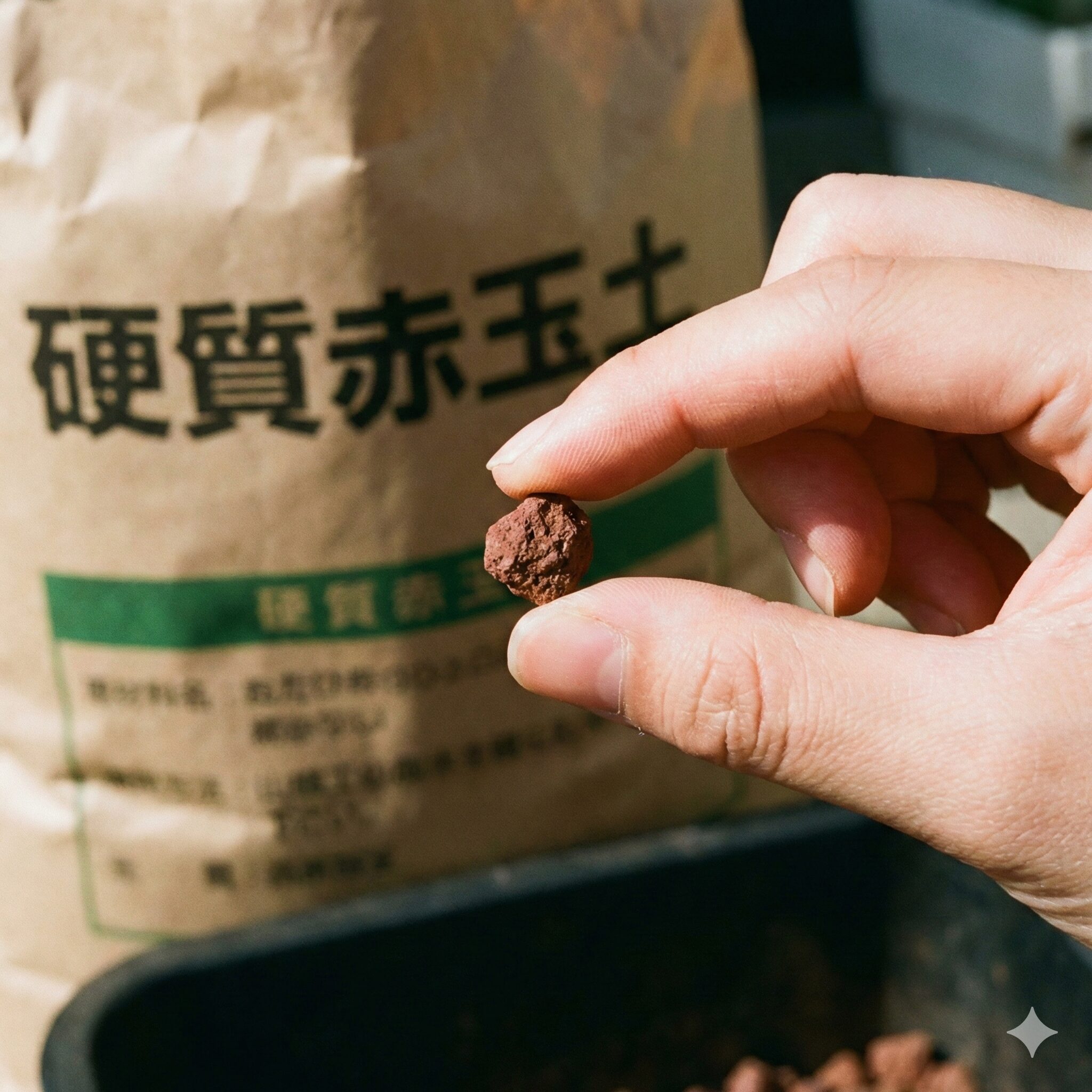 ラナンキュラス ラックス 土配合6　長期間の栽培でも粒が崩れにくく通気性を維持する、ラナンキュラス・ラックスの植え替えに適した高品質な硬質赤玉土。