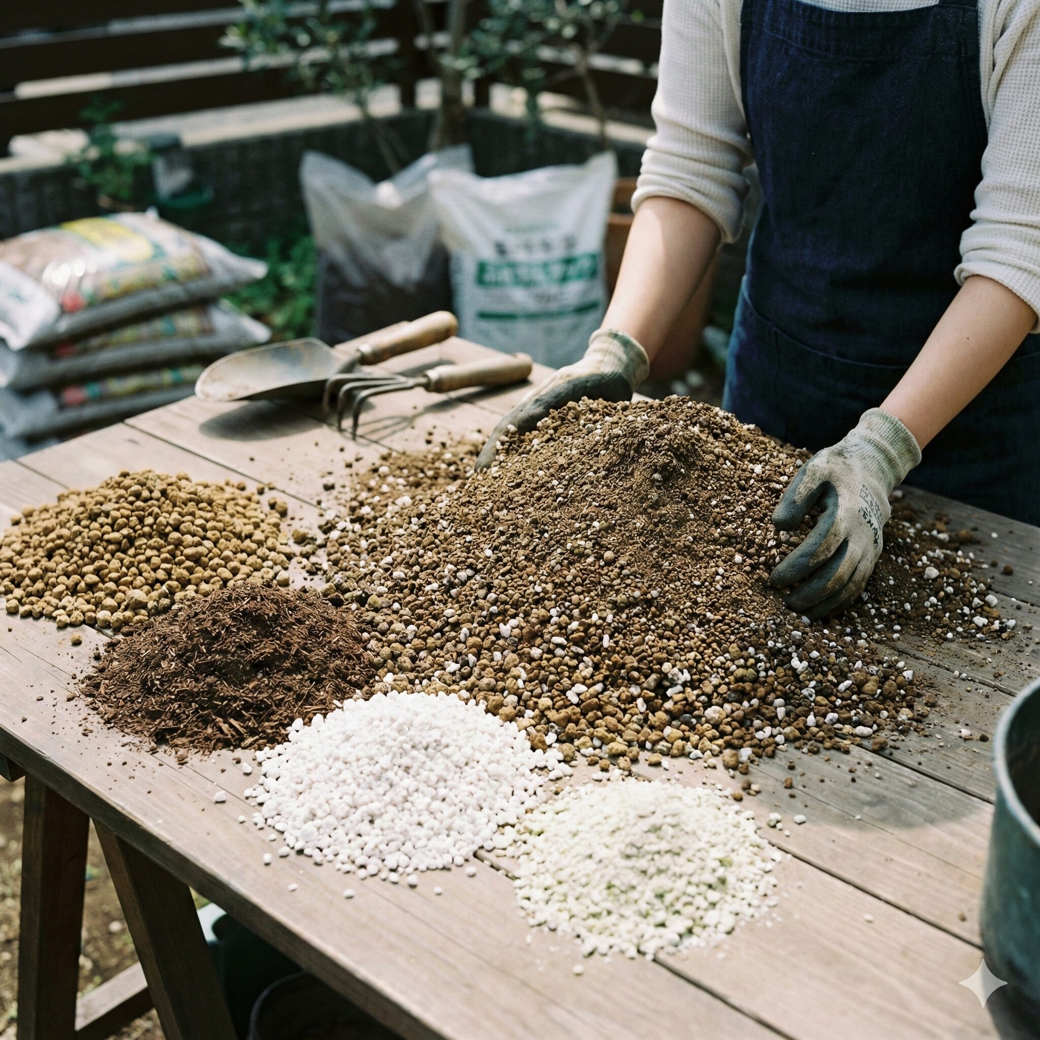 ラナンキュラス ラックス 植え替え 時期8　ラナンキュラス・ラックスの栽培に適した赤玉土主体で水はけの良い配合土