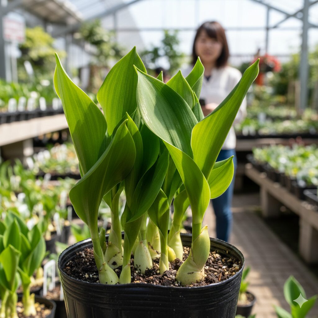 すずらん 育て方 地植え5　芽が太くツヤがある元気なスズランのポット苗の選び方
