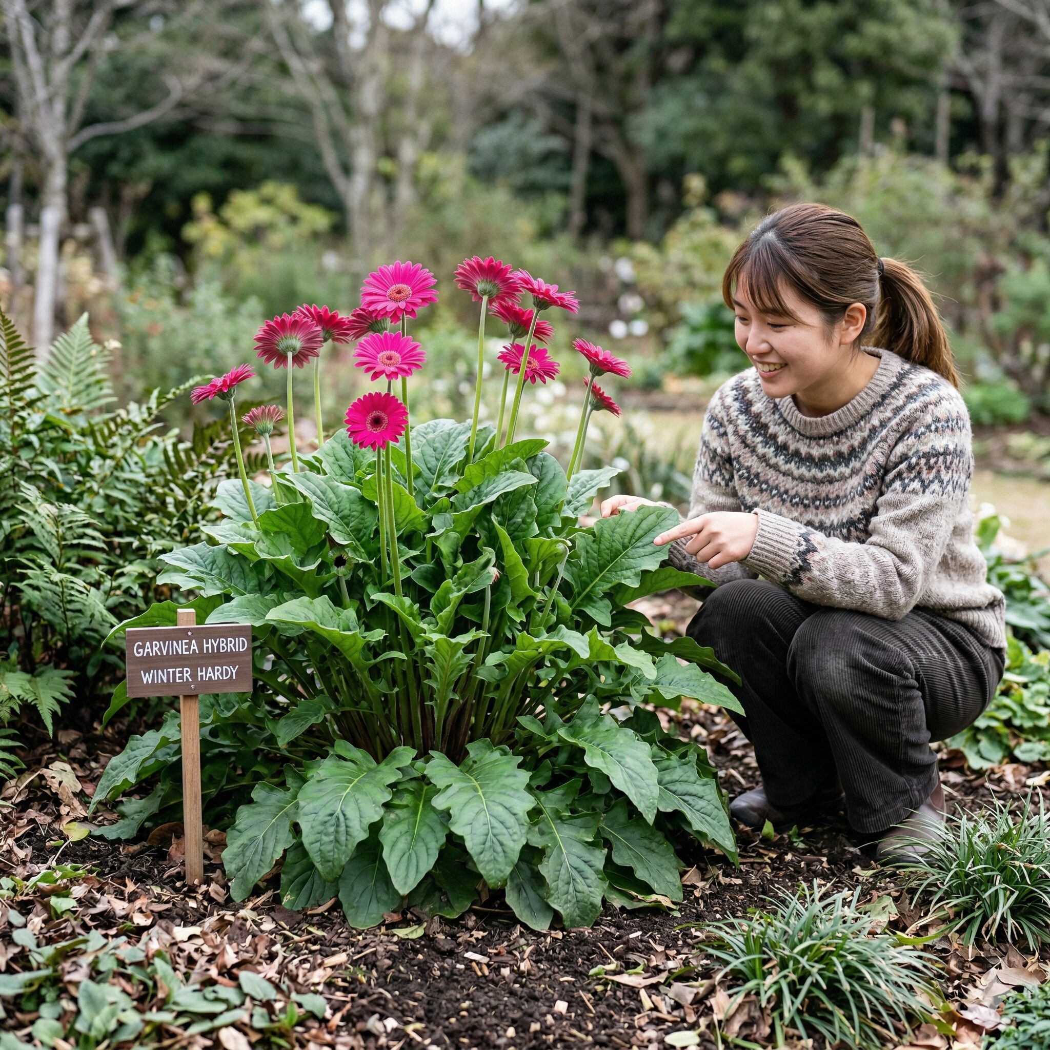 ガーベラ 育て方 冬越し4　耐寒性が強く屋外栽培に適したガーデンガーベラ「ガルビネア」