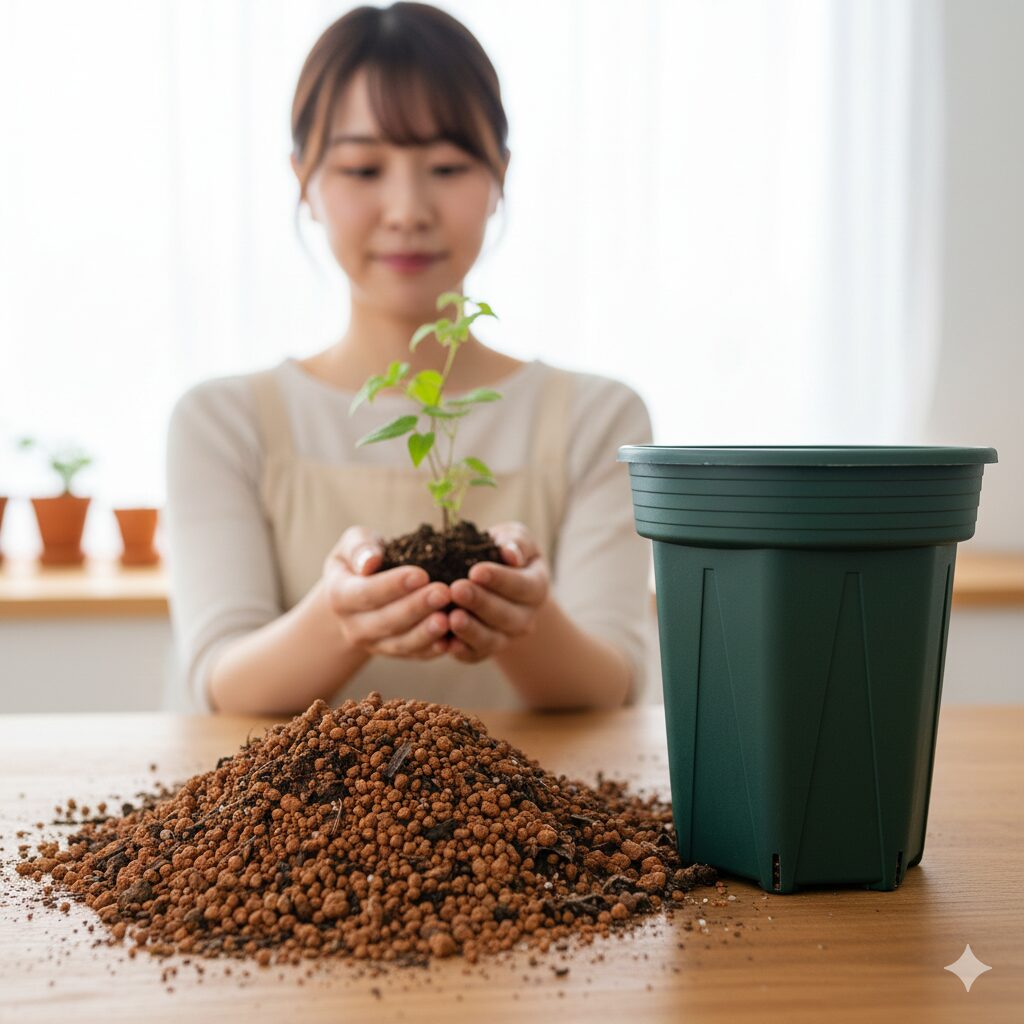 クレマチス 苗 出回る 時期9 クレマチス栽培に適した水はけの良い用土と深めのロングポット