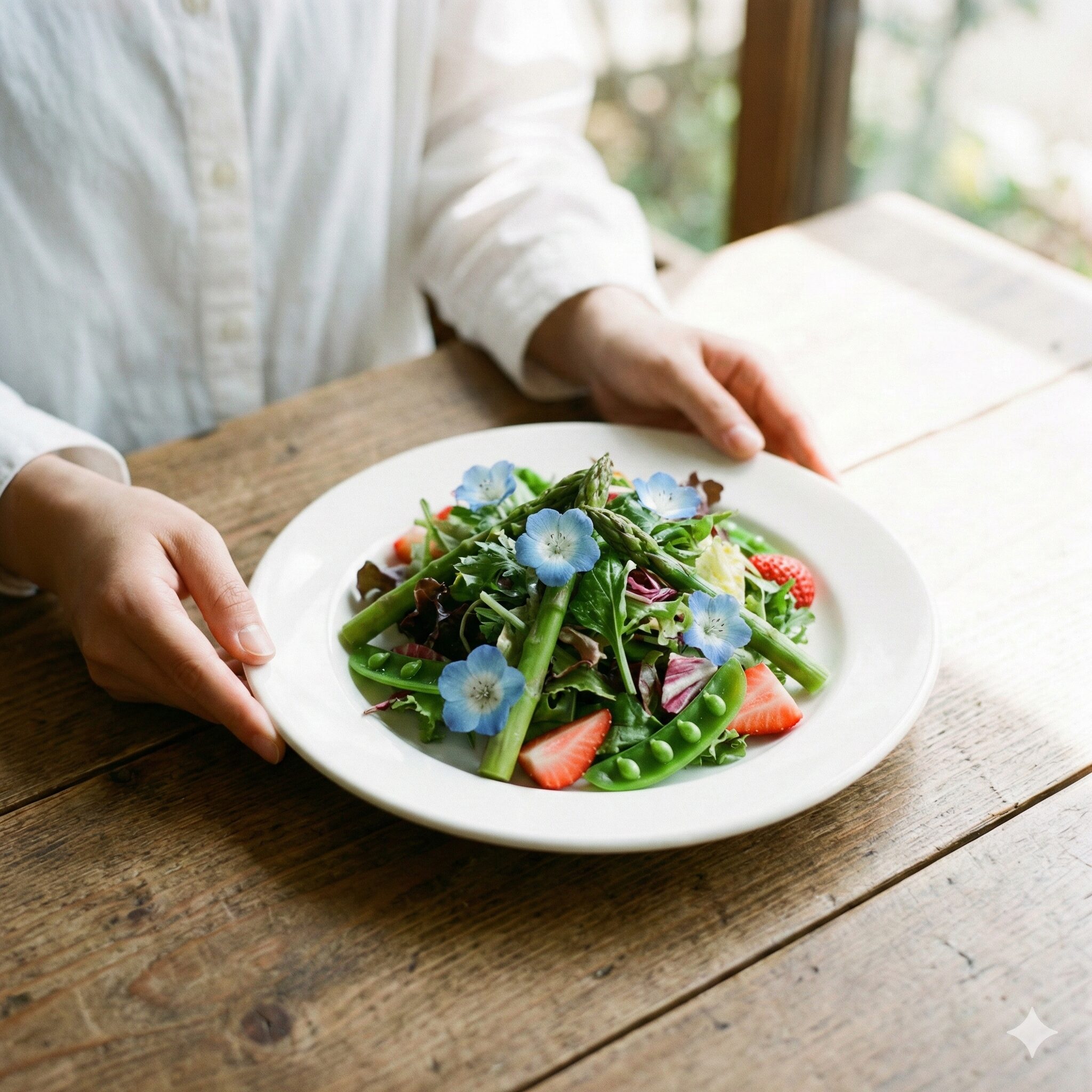 ネモフィラ毒性7 料理の彩りに使われる食用ネモフィラのエディブルフラワー