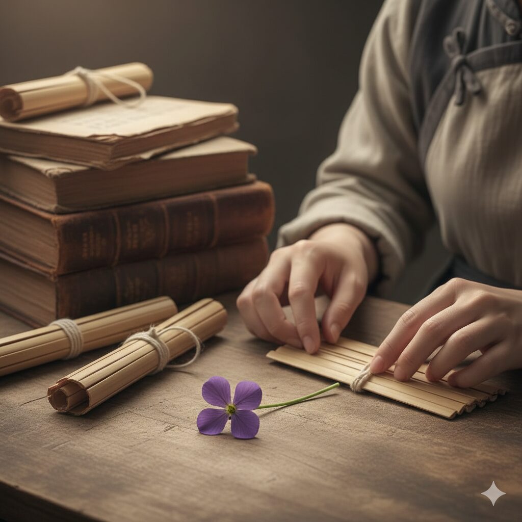 ムラサキハナナ 似た花8 諸葛孔明の伝説に由来する「諸葛菜」としてのムラサキハナナのイメージ