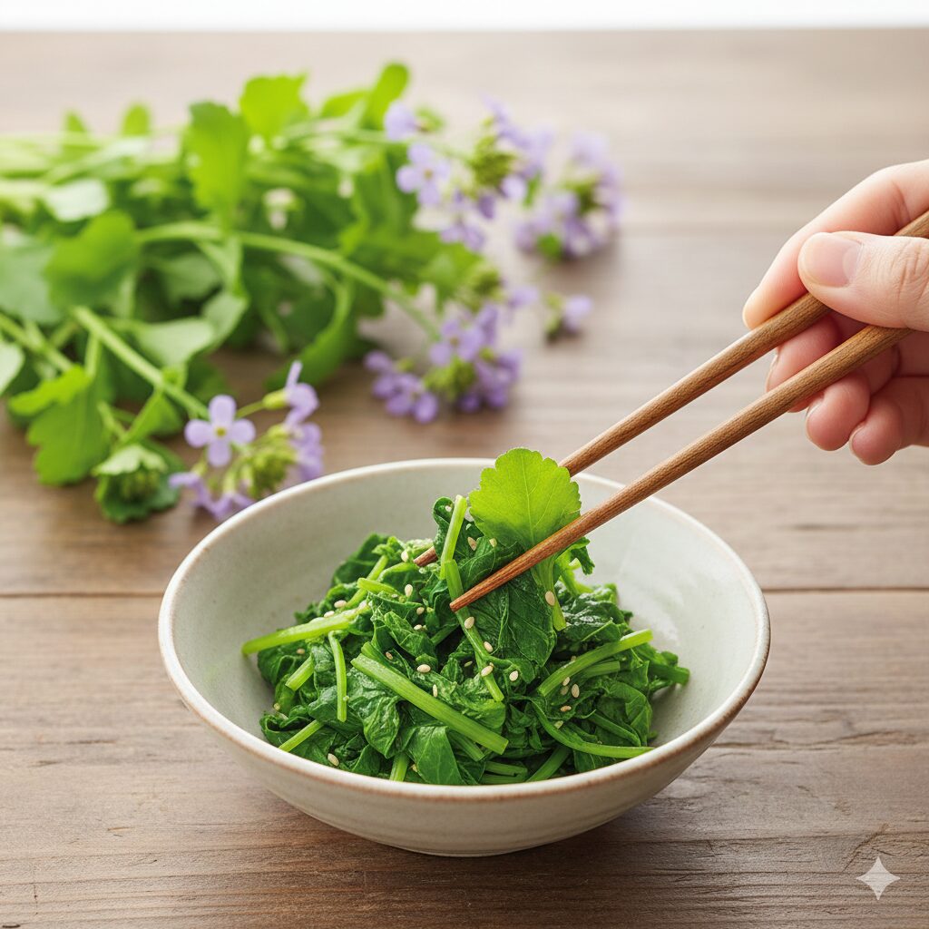 ムラサキハナナ 葉10 ムラサキハナナとハナダイコンの葉の付き方の違いを比較した見分け方ガイド