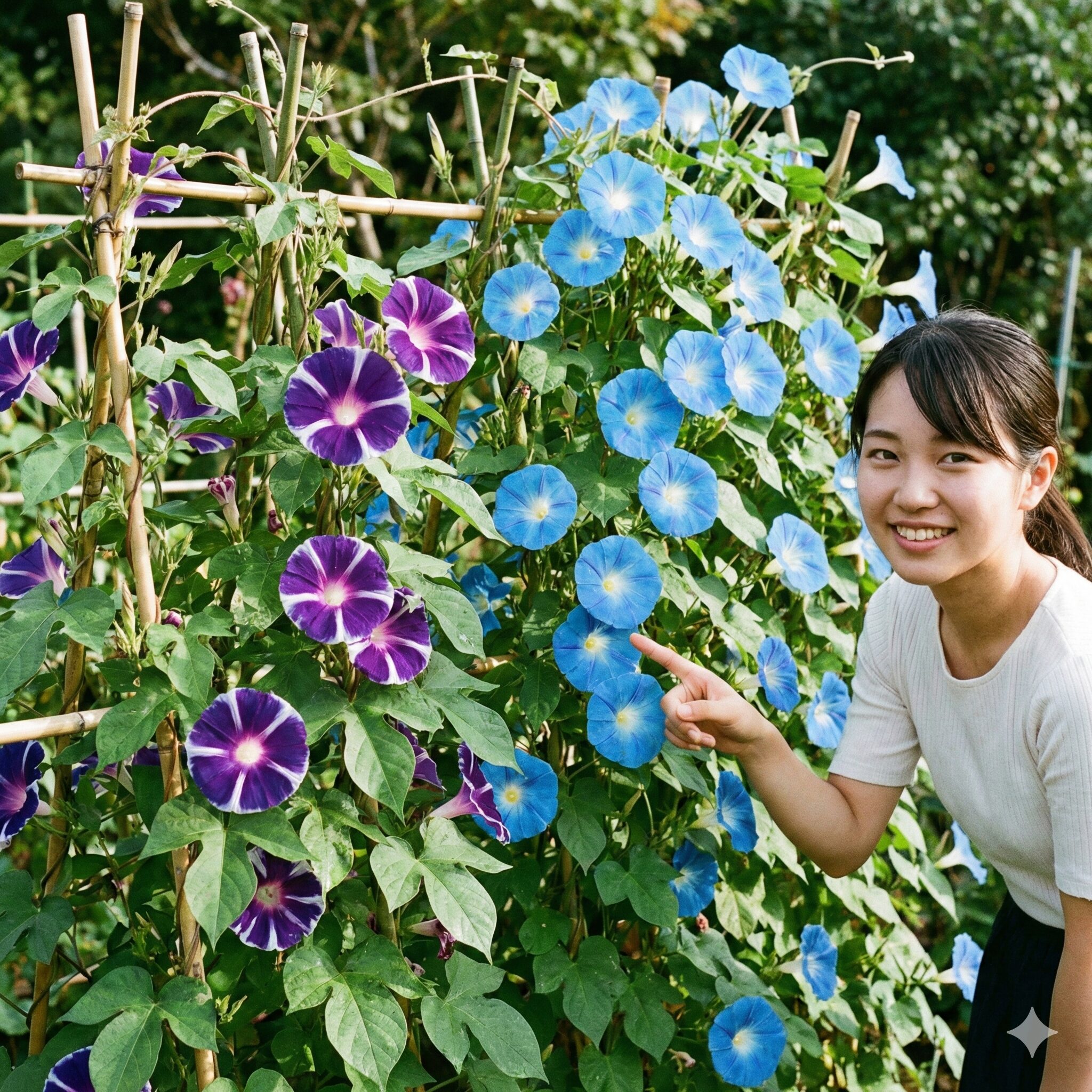 朝顔 何月7　日本朝顔と西洋朝顔の比較。品種による花の形と開花時期の違い。