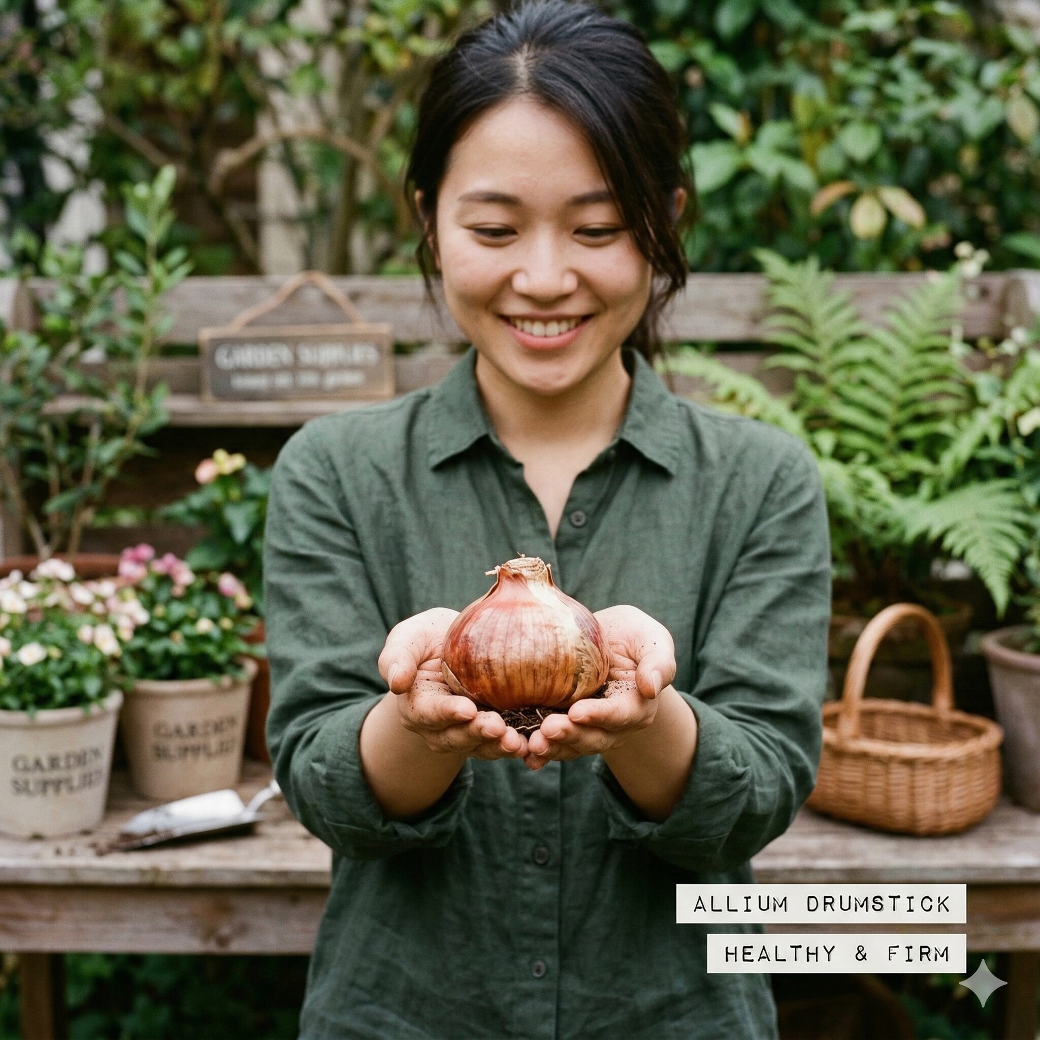 アリウム 丹頂 植えっぱなし4　植えっぱなし栽培に適した、健康で重みのあるアリウム 丹頂の良質な球根。
