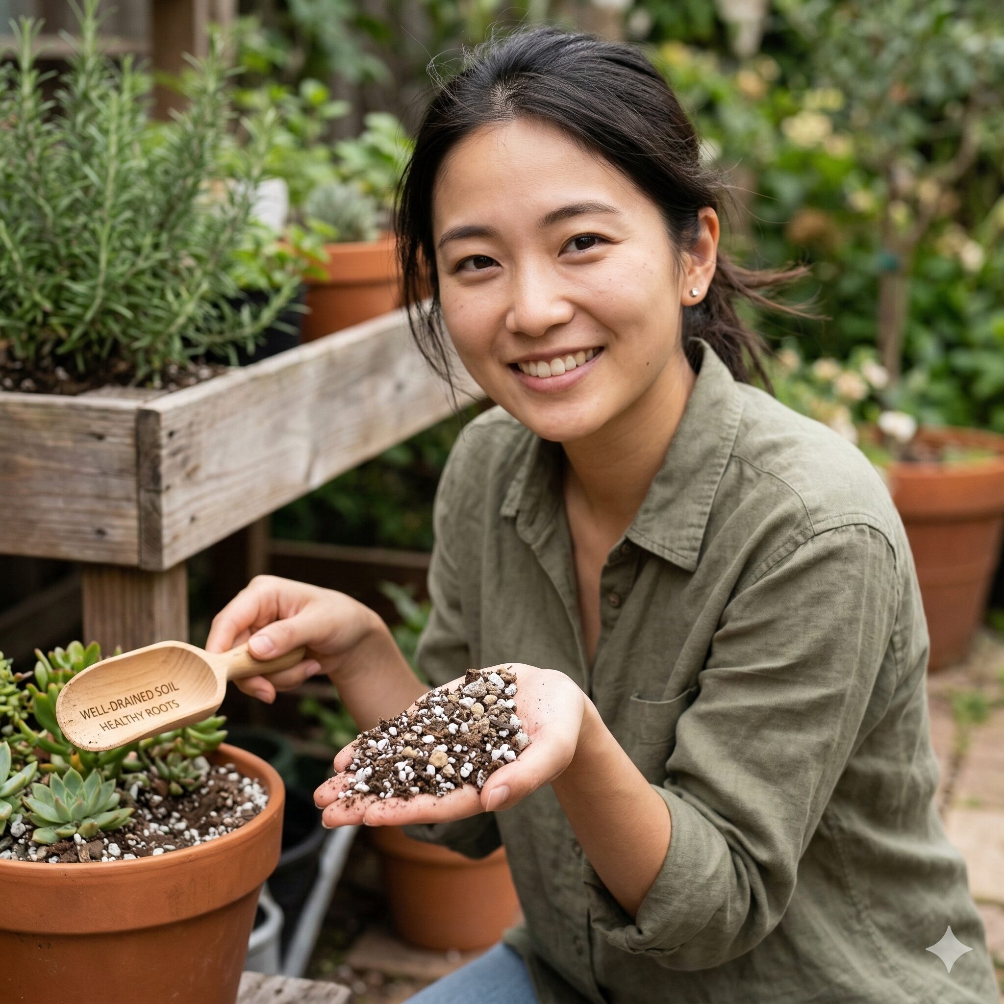 アリウム 丹頂 植えっぱなし9　白絹病予防のために排水性を改善したアリウム 丹頂用の栽培土壌。