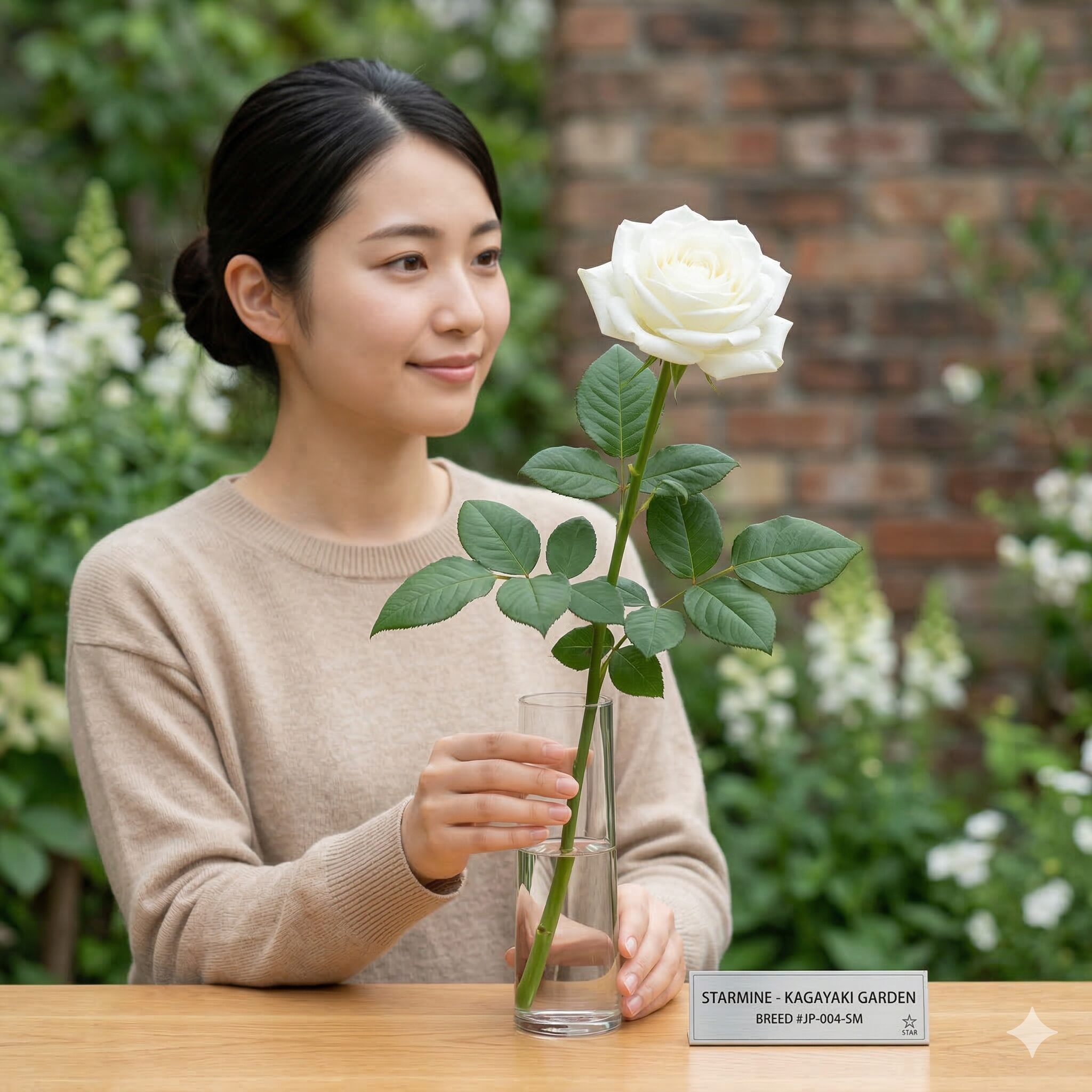 カスミソウ臭い5　匂いが少なく純白度が非常に高いカスミソウの最新品種「スターマイン」。