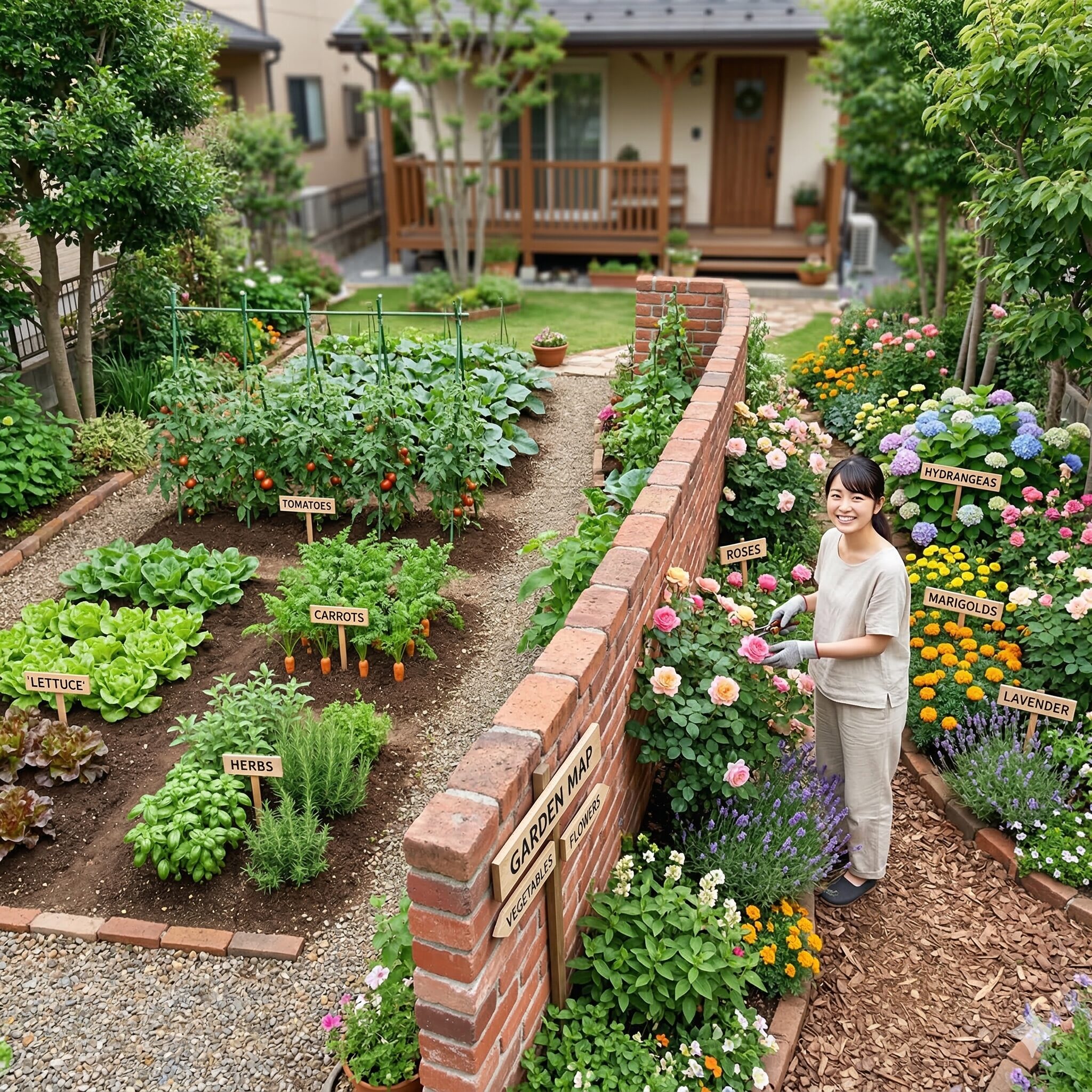 クロッカス 毒性9　家庭菜園での食用野菜と有毒な観賞用植物の栽培エリアの分離