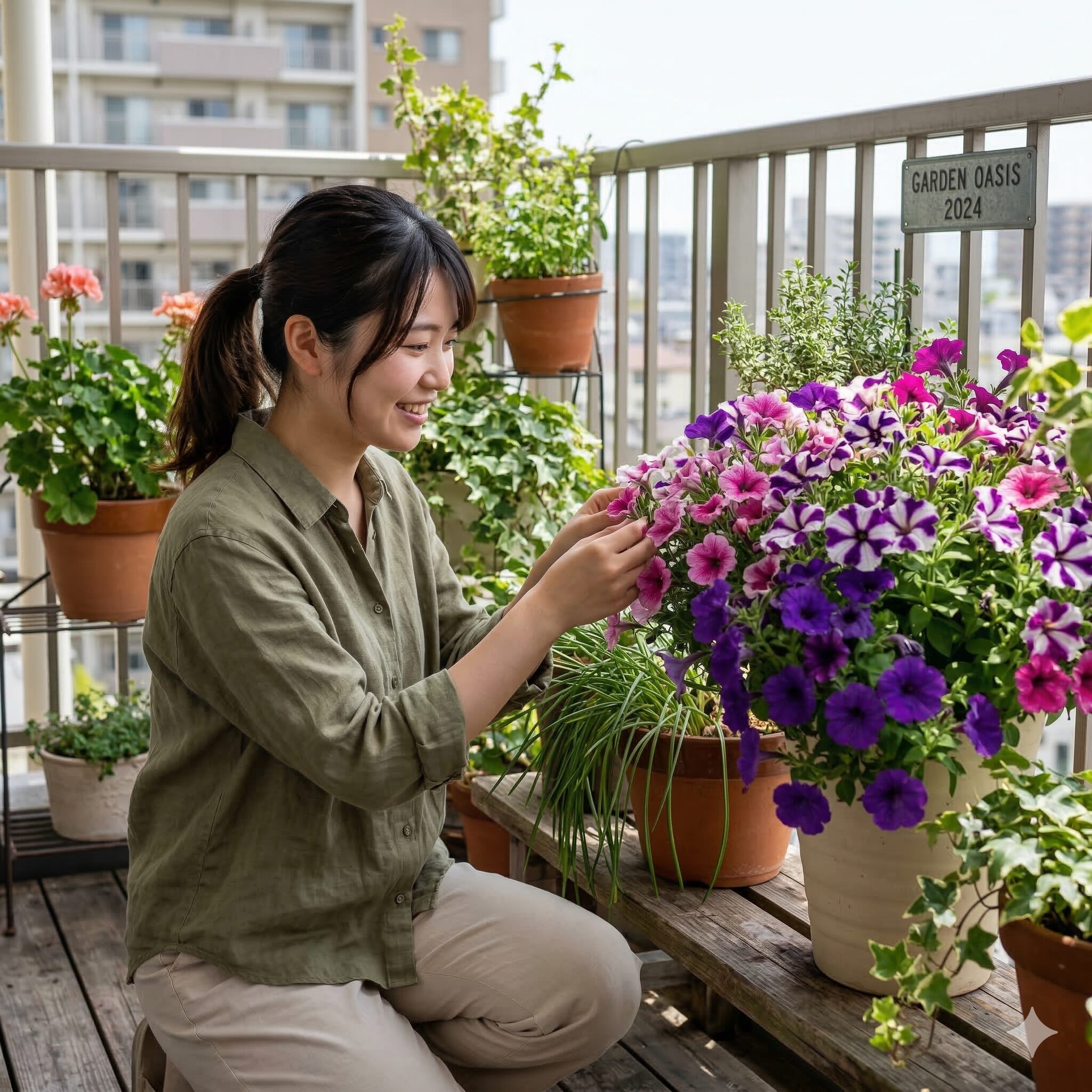 クロッカス 鉢植え 植えっぱなし9　他鉢を活用して花後のクロッカスの葉を自然に隠す工夫