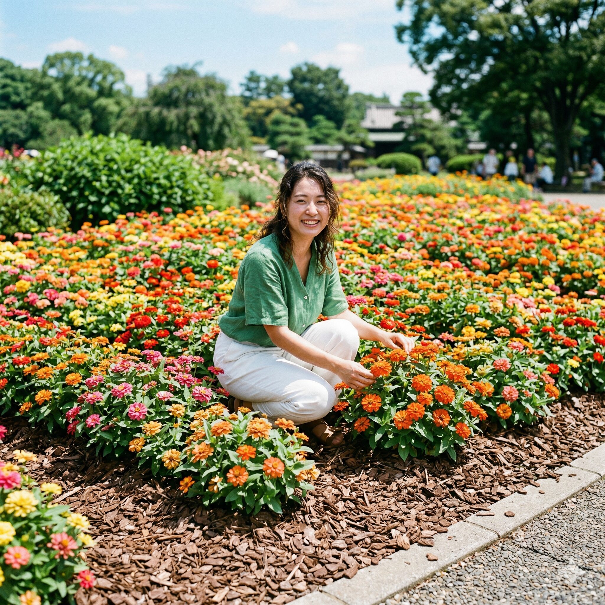 ジニア 人気 品種5　夏の酷暑に耐えて満開に咲く強健種プロフュージョンのジニア
