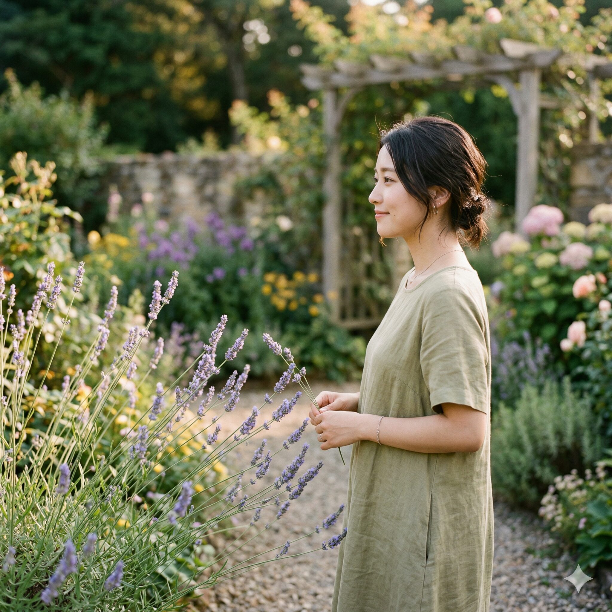 スカビオサ ブルーバルーン3 風に揺れるスカビオサ ブルーバルーンの幻想的で美しい花姿