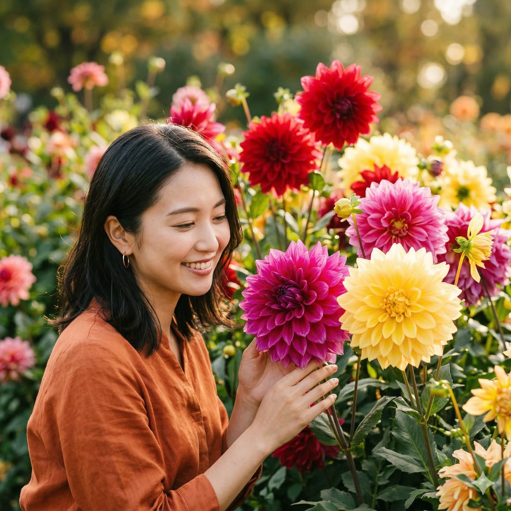 ダリア 球根 保存新聞紙1　庭を華やかに彩る大輪で情熱的なダリアの花